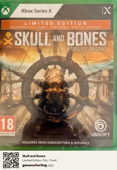 Skull and Bones Xbox Series X, PAL box front