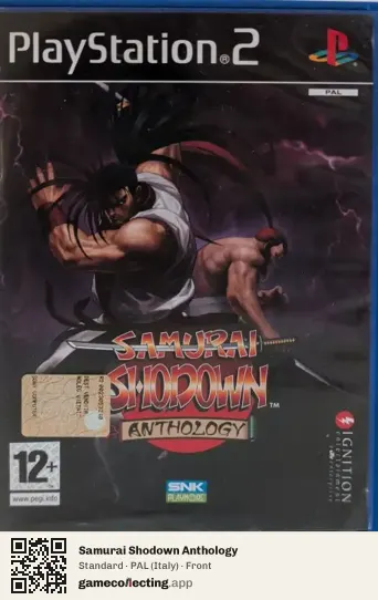 Samurai Shodown Anthology PlayStation 2, Italy box front