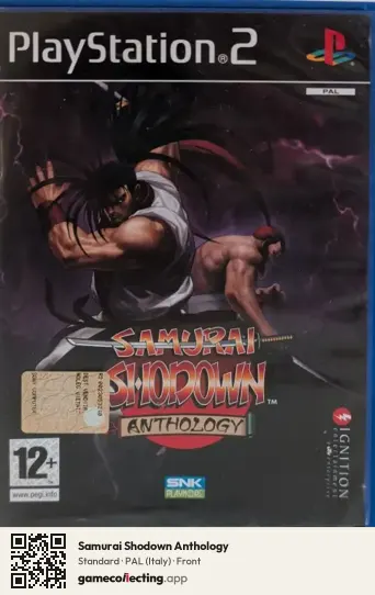 Samurai Shodown Anthology PlayStation 2, Italy box front
