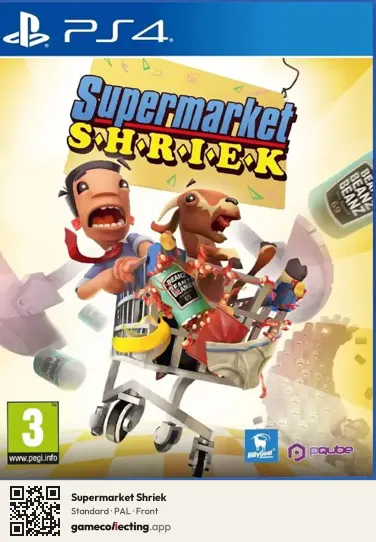 Supermarket Shriek PlayStation 4, PAL box front