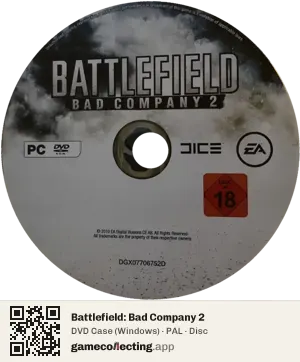 Battlefield: Bad Company 2 Computer, PAL disc