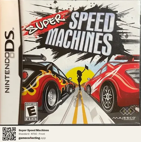 Super Speed Machines Nintendo DS, NTSC box front