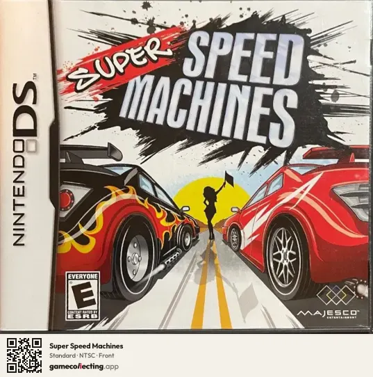 Super Speed Machines Nintendo DS, NTSC box front