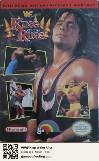 WWF King of the Ring Nintendo Entertainment System, NTSC box front