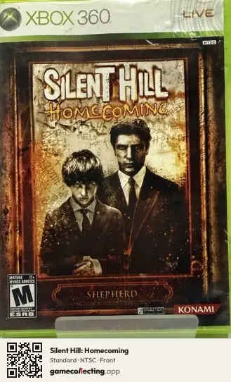 Silent Hill: Homecoming Xbox 360, NTSC box front