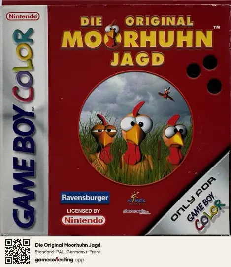 Die Original Moorhuhn Jagd Game Boy Color, Germany box front