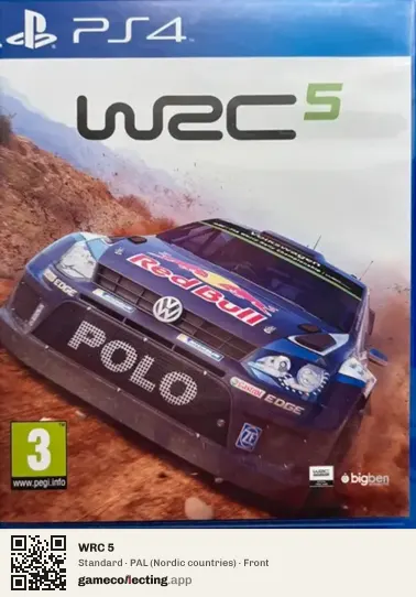 WRC 5 PlayStation 4, Nordic countries box front