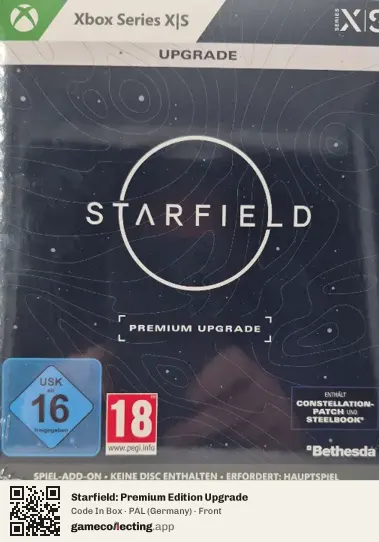 Starfield: Premium Edition Upgrade Xbox Series X, Germany box front