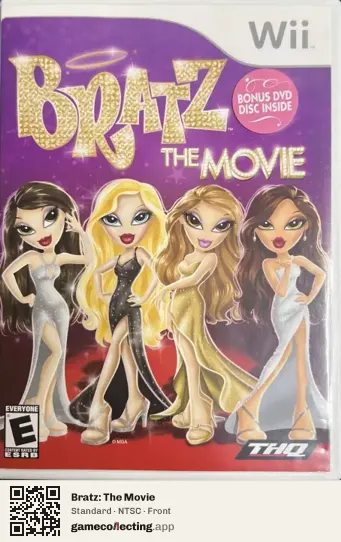 Bratz: The Movie Nintendo Wii, NTSC box front