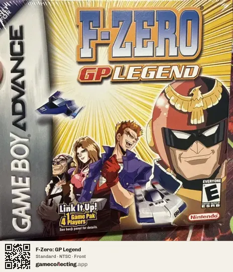 F-Zero: GP Legend Game Boy Advance, NTSC box front