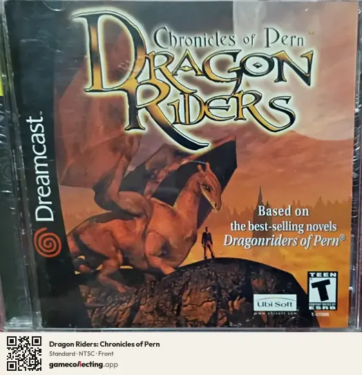 Dragon Riders: Chronicles of Pern Sega Dreamcast, NTSC box front
