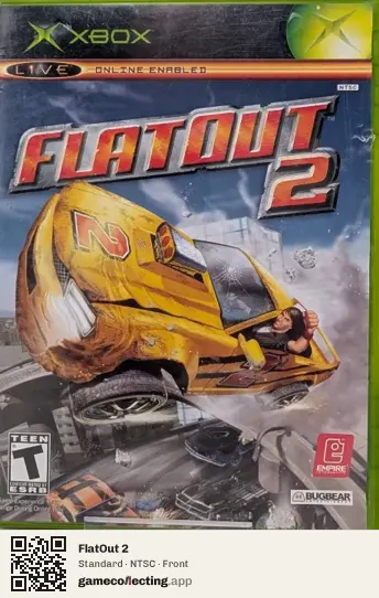 FlatOut 2 Xbox, NTSC box front