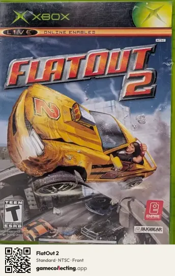 FlatOut 2 Xbox, NTSC box front