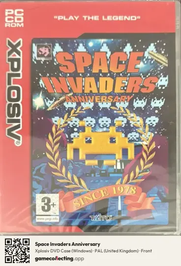 Space Invaders Anniversary Computer, United Kingdom box front