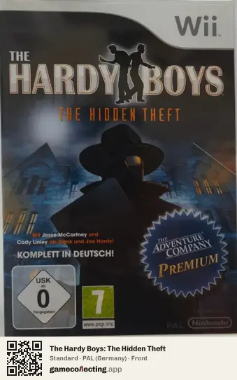 The Hardy Boys: The Hidden Theft Nintendo Wii, Germany box front