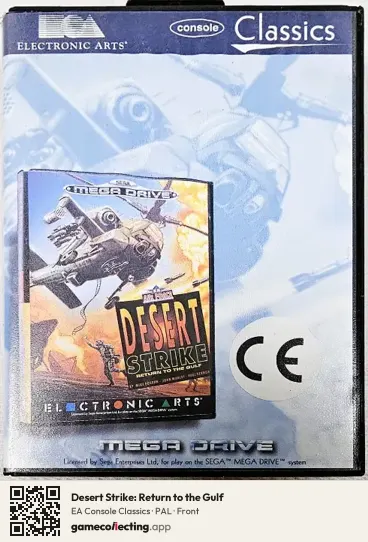 Desert Strike: Return to the Gulf Sega Mega Drive / Genesis, PAL box front