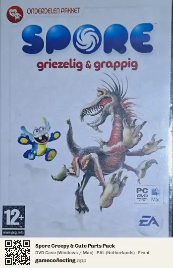 Spore Creepy & Cute Parts Pack Computer, Netherlands box front