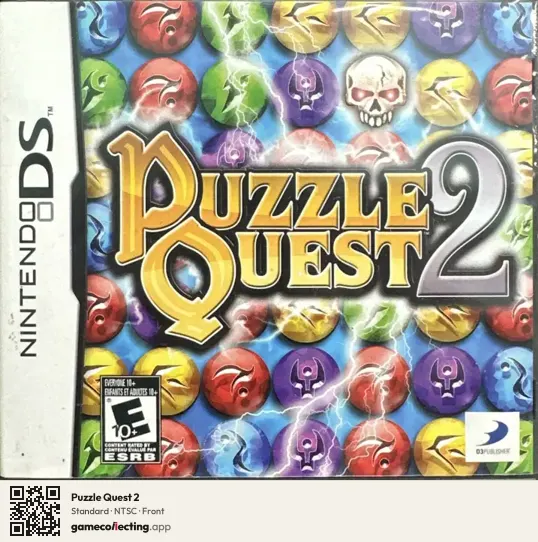Puzzle Quest 2 Nintendo DS, NTSC box front