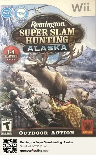Remington Super Slam Hunting: Alaska Nintendo Wii, NTSC box front