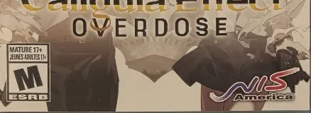 The Caligula Effect: Overdose, the ESRB box on its front