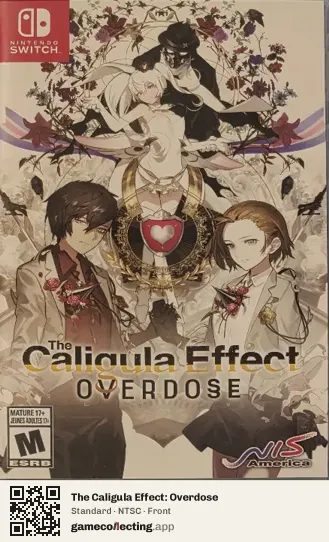 The Caligula Effect: Overdose Nintendo Switch, NTSC box front