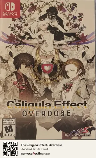 The Caligula Effect: Overdose Nintendo Switch, NTSC box front
