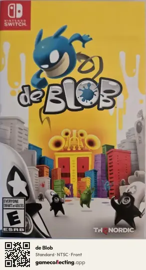 de Blob Nintendo Switch, NTSC box front