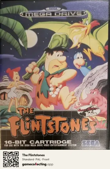 The Flintstones Sega Mega Drive / Genesis, PAL box front