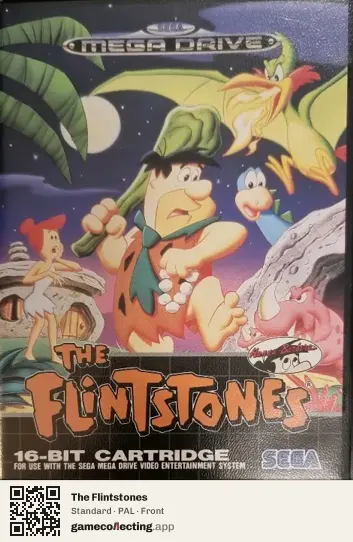 The Flintstones Sega Mega Drive / Genesis, PAL box front