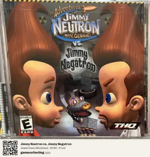 Jimmy Neutron vs. Jimmy Negatron Computer, NTSC box front