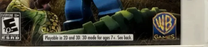 LEGO Harry Potter: Years 5-7, the ESRB box on its front