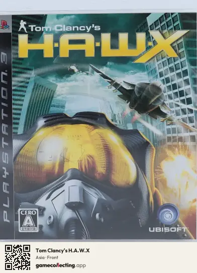 Tom Clancy's H.A.W.X PlayStation 3, Asia box front