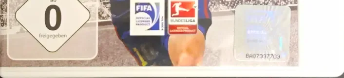 FIFA 13, the USK square on its front
