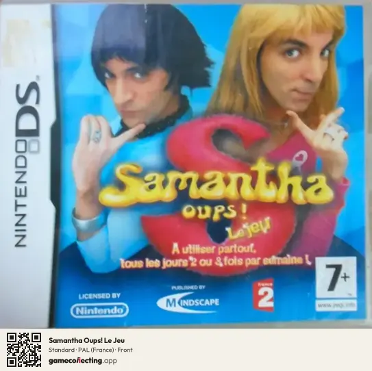 Samantha Oups! Le Jeu Nintendo DS, France box front