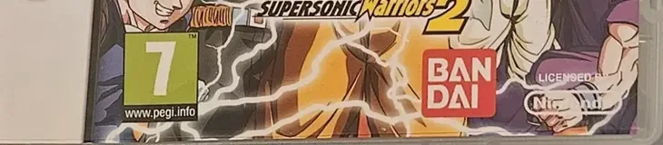 Dragon Ball Z: Supersonic Warriors 2, the PEGI square on its front