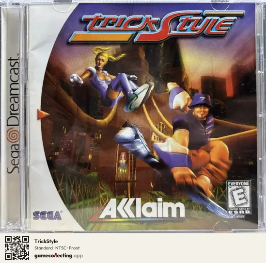 TrickStyle Sega Dreamcast, NTSC box front
