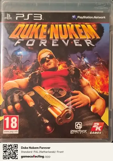 Duke Nukem Forever PlayStation 3, Netherlands box front
