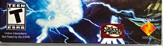 Infamous 2, the ESRB box on its front