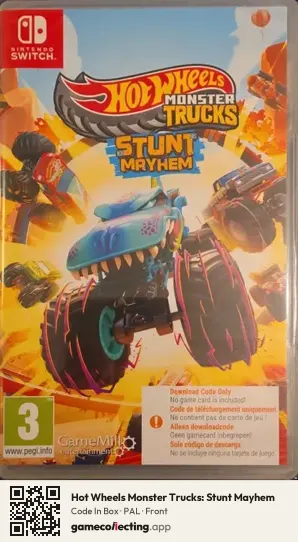Hot Wheels Monster Trucks: Stunt Mayhem Nintendo Switch, PAL box front