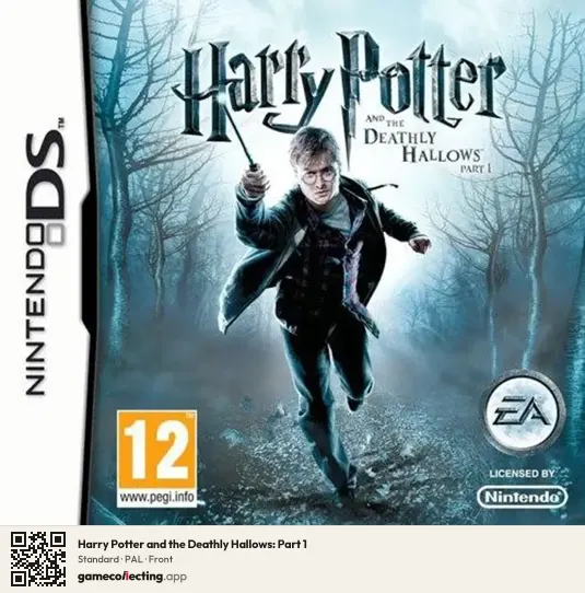 Harry Potter and the Deathly Hallows: Part 1 Nintendo DS, PAL box front