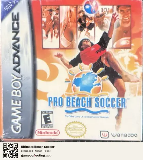 Ultimate Beach Soccer Game Boy Advance, NTSC box front