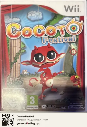Cocoto Festival Nintendo Wii, Germany box front