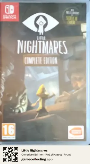 Little Nightmares Nintendo Switch, France box front
