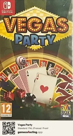 Vegas Party Nintendo Switch, France box front