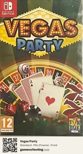 Vegas Party Nintendo Switch, France box front