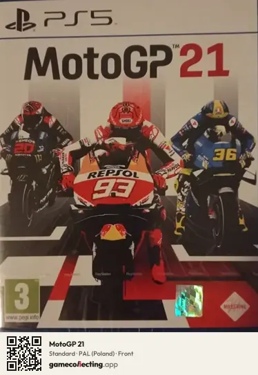 MotoGP 21 PlayStation 5, Poland box front