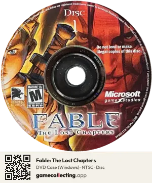 Fable: The Lost Chapters Computer, NTSC disc