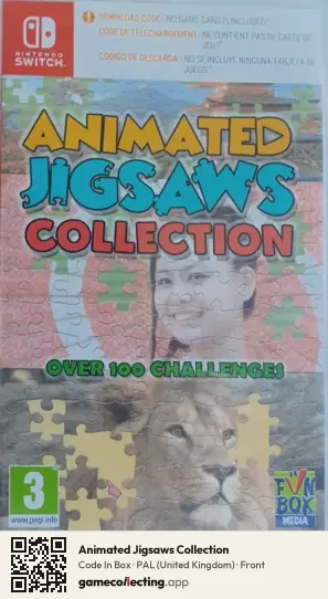 Animated Jigsaws Collection Nintendo Switch, United Kingdom box front