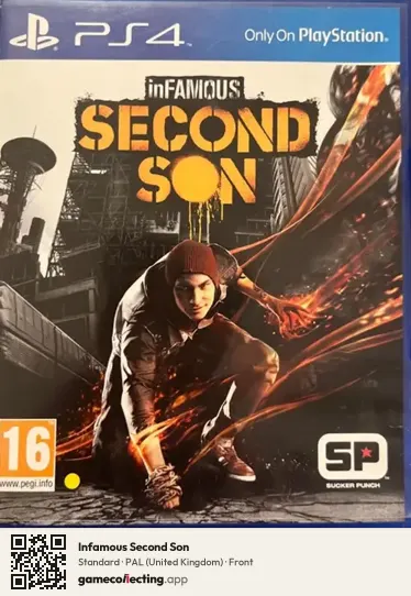 Infamous Second Son PlayStation 4, United Kingdom box front