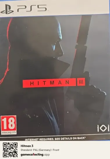 Hitman 3 PlayStation 5, Germany box front
